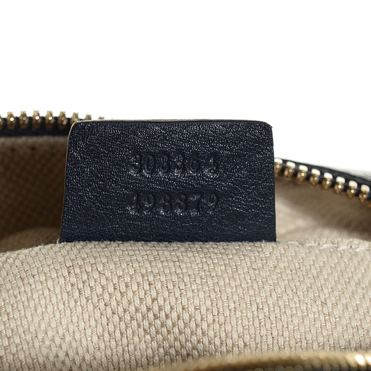 Pebbled Calfskin Small Soho Disco Bag Blue