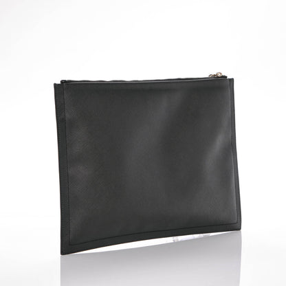 Givenchy Textured Coated Canvas Rottweiler Print Large Cosmetic Pouch Black 3 of 6