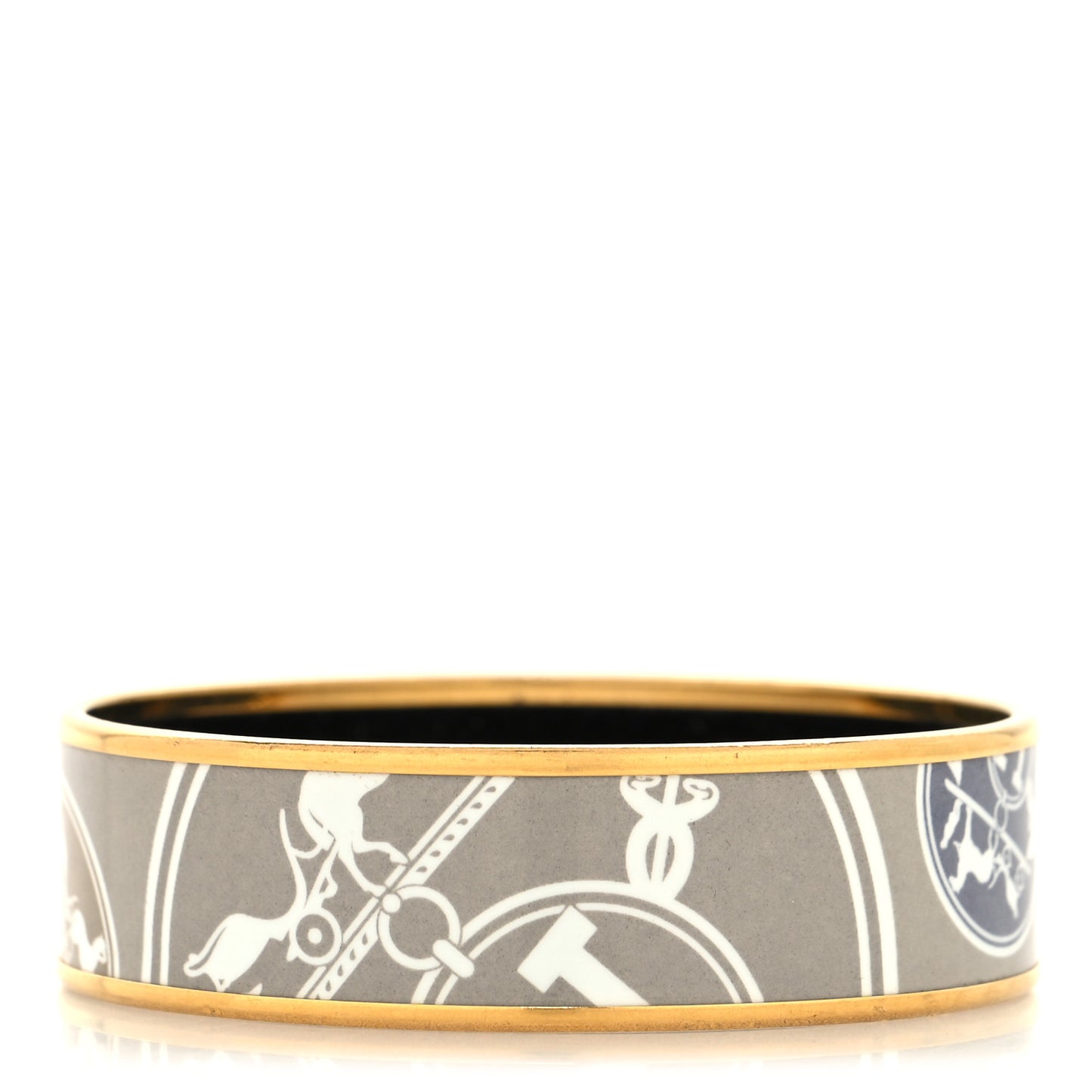 Enamel Printed Wide Confettis D'Ex Libris Bracelet 65 Multicolor