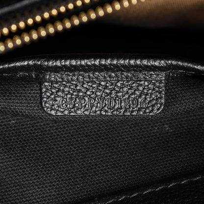 Burberry Grainy Calfskin House Check Large Banner Tote Black 9 of 14