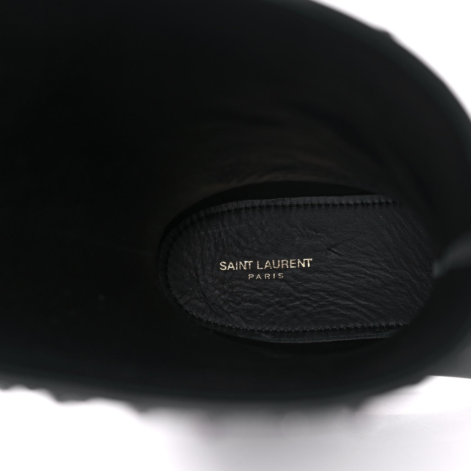 Saint Laurent Rubber Studded Festival Rain Boots 42 Black 7 of 10