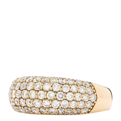 Parker & West by FASHIONPHILE 18K Yellow Gold Diamond 1.00ctw Paved Dome Ring 50 5.25 3 of 10