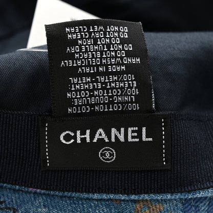 Chanel Denim Mood Cap Hat Blue 8 of 8