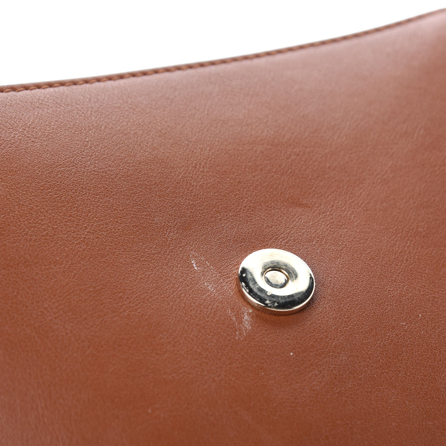 Chloe Suede Calfskin Medium Faye Shoulder Bag Tobacco 8 of 10