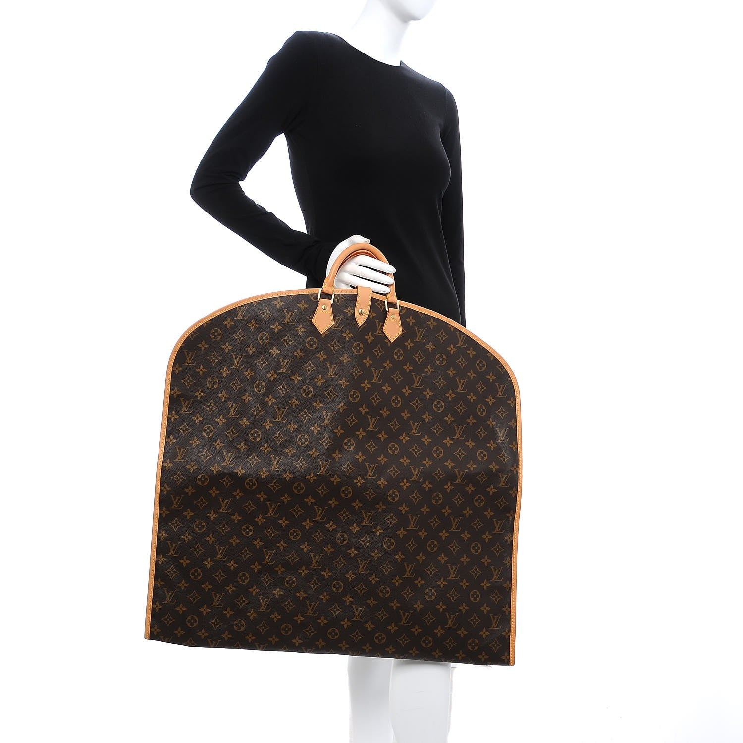 Louis Vuitton Monogram Garment Cover 2 Hangers 2 of 6