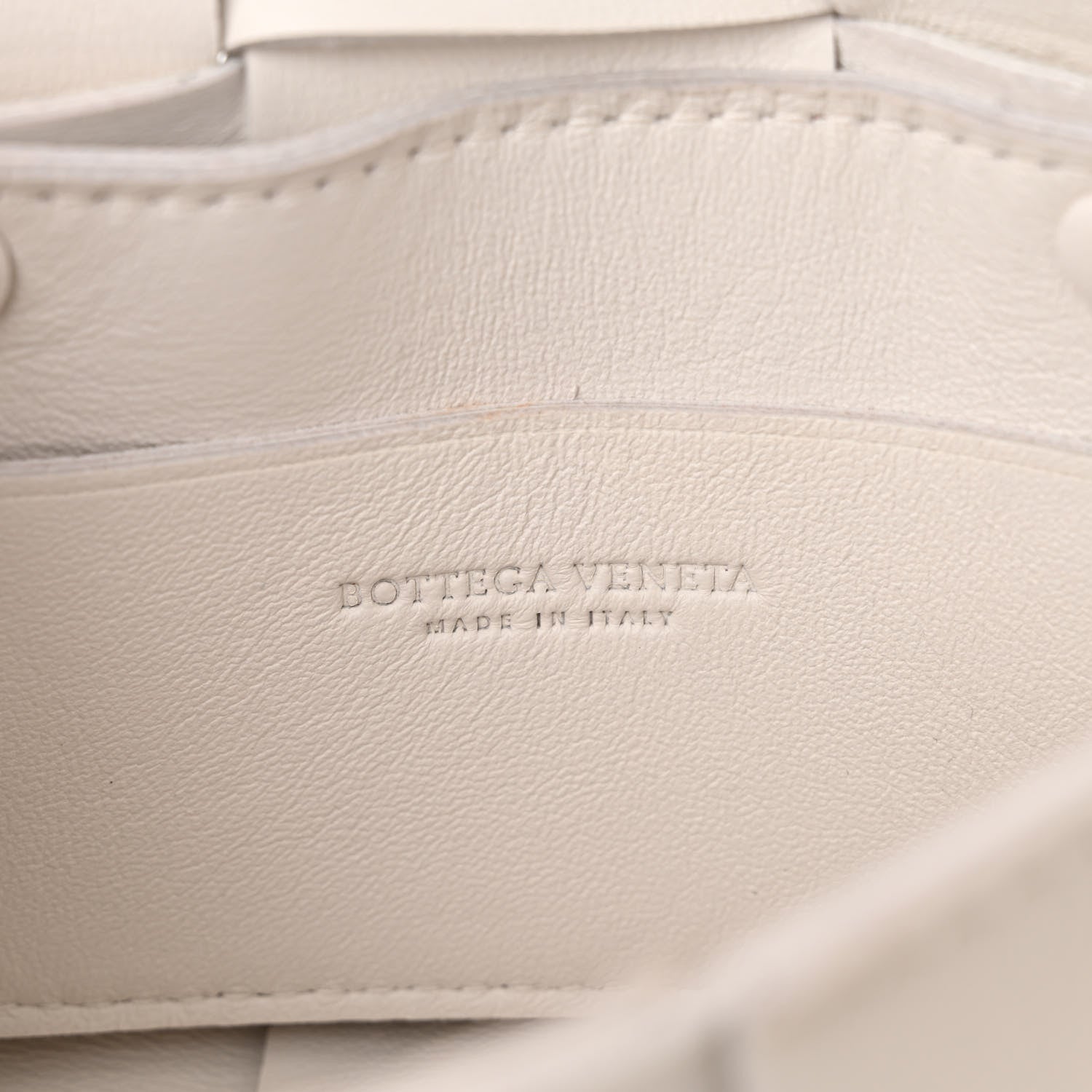 Bottega Veneta Lambskin Maxi Intrecciato Extra Mini Cassette Crossbody Bag White 6 of 10
