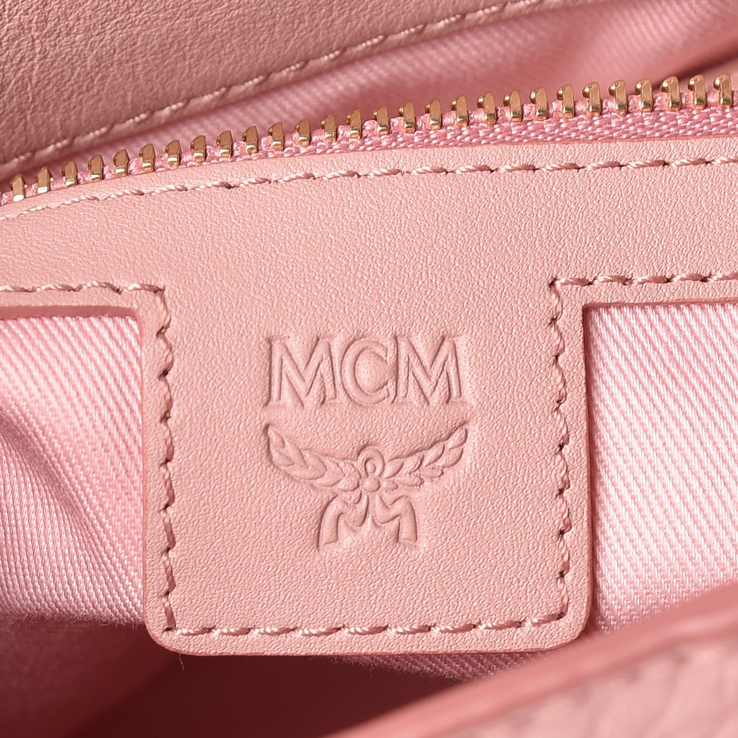 MCM Visetos Small Essential Backpack Pink 8 of 11