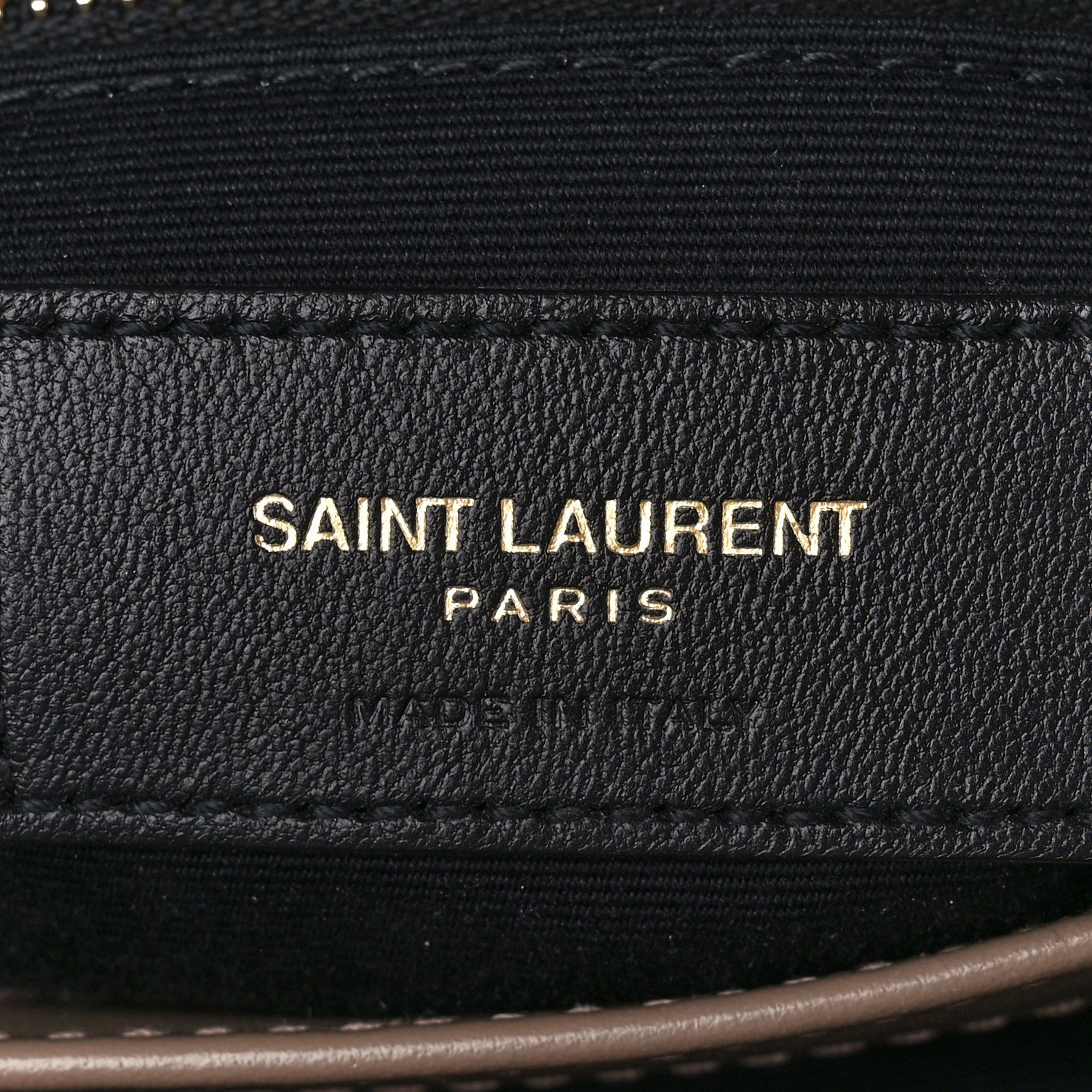 Saint Laurent Calfskin Y Quilted Monogram Toy Loulou Crossbody Bag Taupe 8 of 11