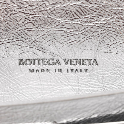Bottega Veneta Metallic Nappa Intrecciato Long Andiamo Top Handle Silver 6 of 10
