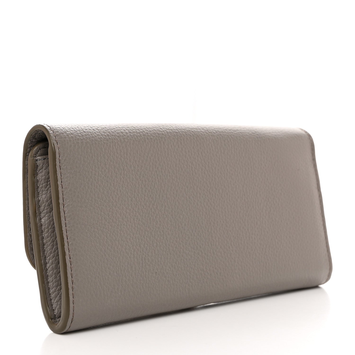 Chloe Calfskin Marcie Continental Flap Wallet Cashmere Grey 4 of 9