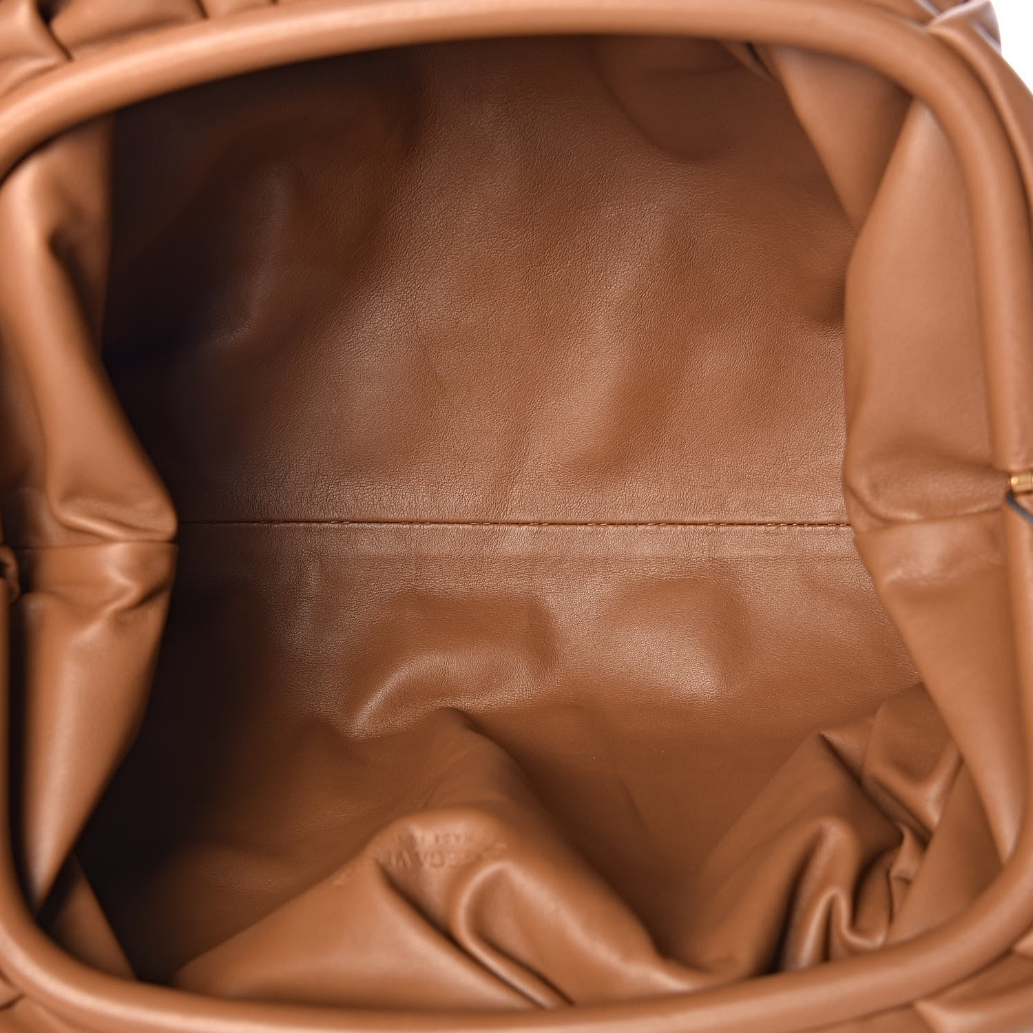 Bottega Veneta Smooth Butter Calf The Pouch Oversized Clutch Cammello 5 of 8
