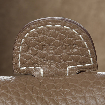 Hermes Taurillon Clemence Evelyne III PM Etoupe 15 of 15
