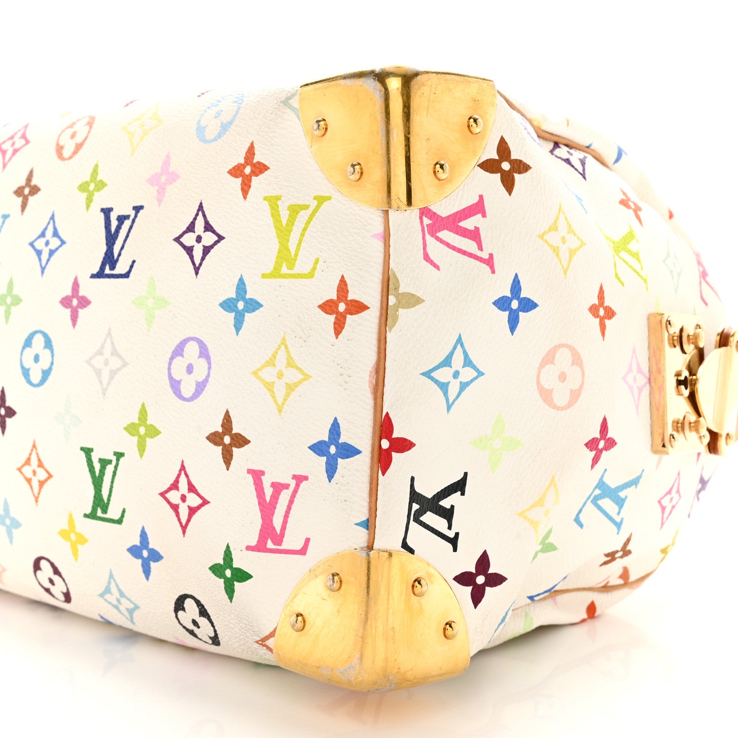 Louis Vuitton LOUIS VUITTON Monogram Multicolor Speedy 30 White 8 of 18