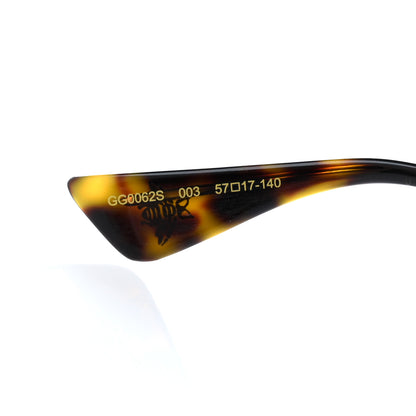 Gucci Web Aviator Sunglasses GG0062S Green Red 6 of 8