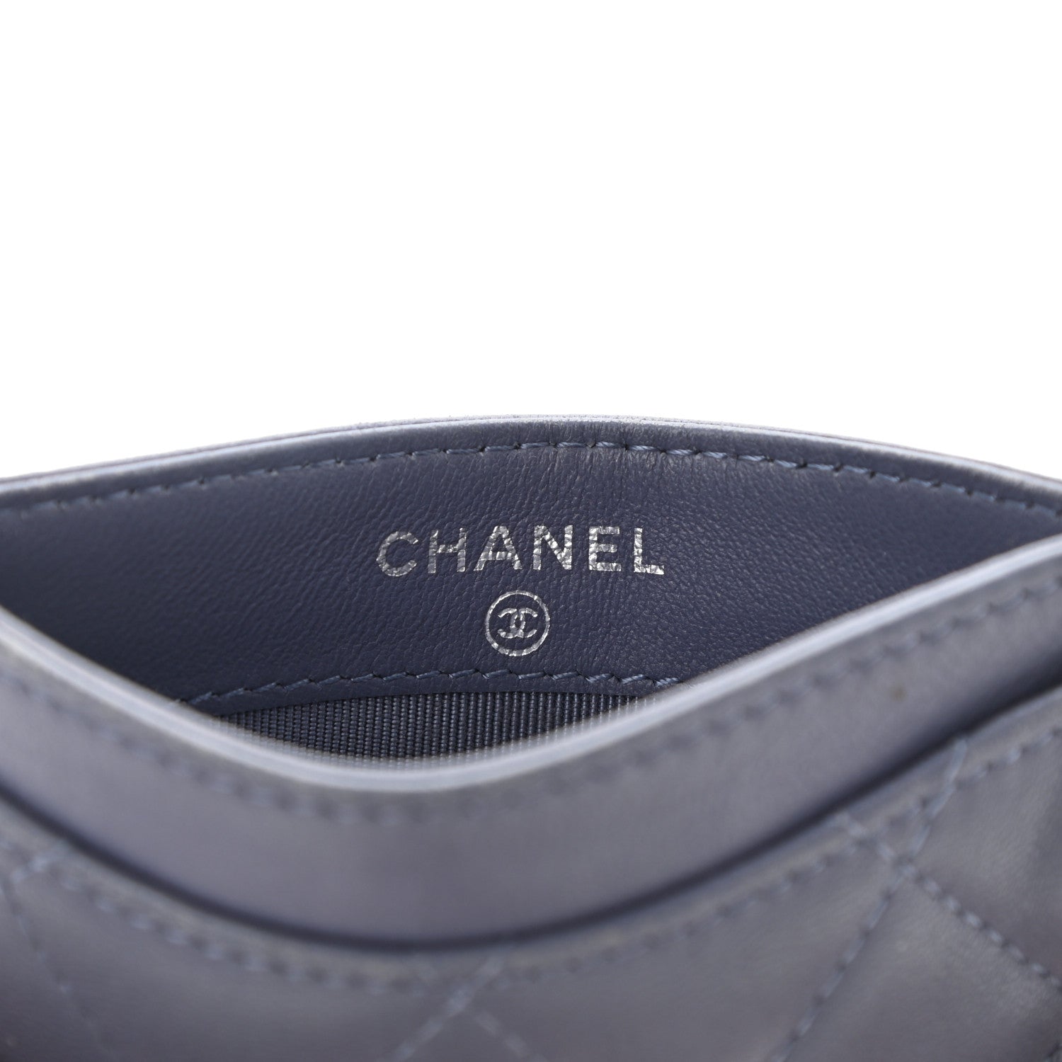 Chanel Lambskin Quilted Card Holder Light Purple 6 of 8