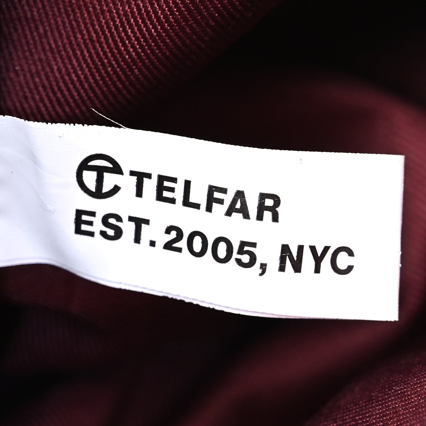 Vegan Leather Small Shopping Bag Oxblood