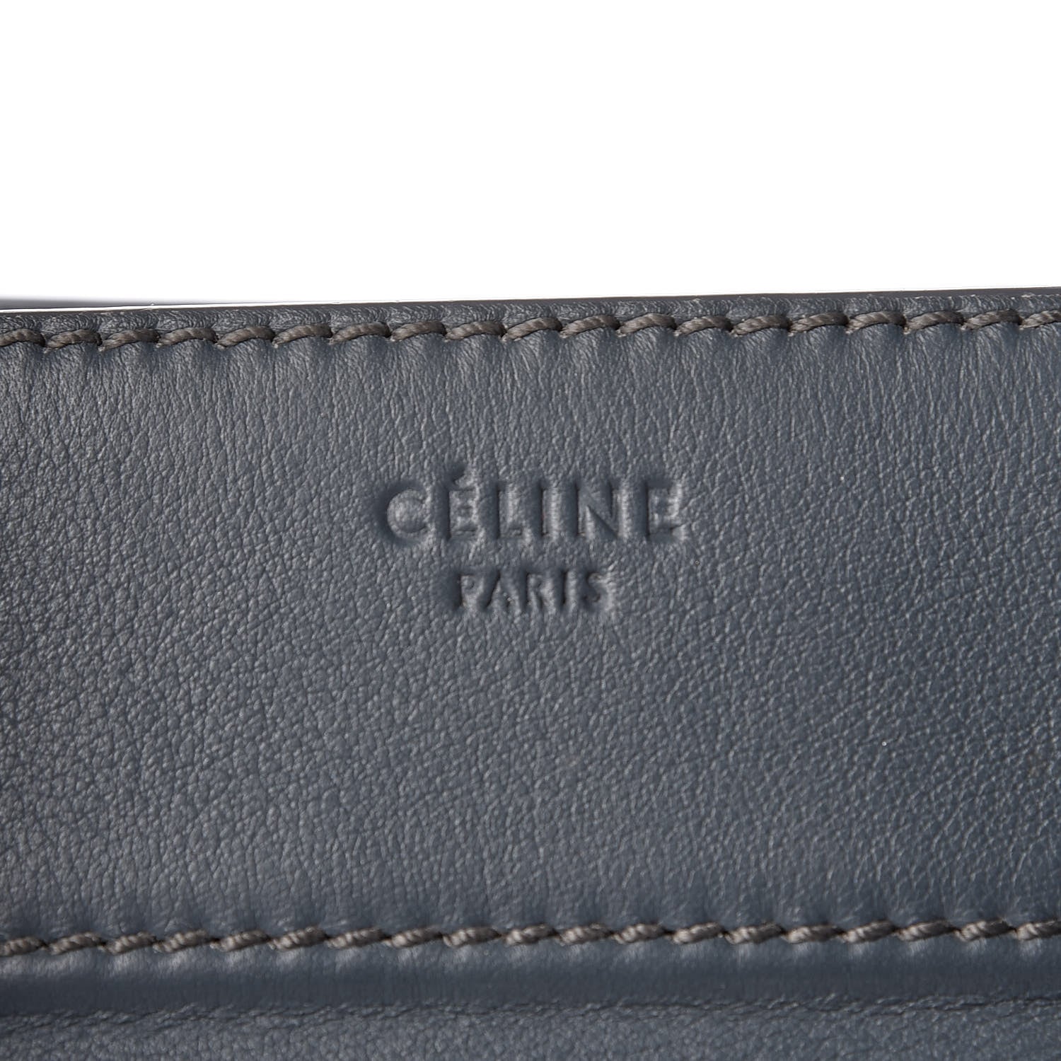 Celine Supple Calfskin Medium Phantom Luggage Slate Blue 6 of 15