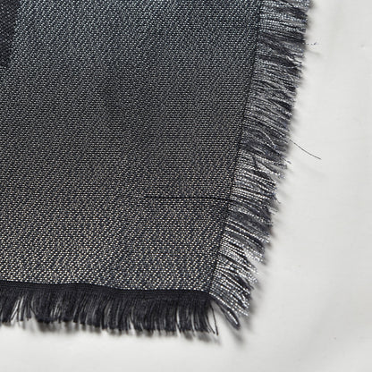 Louis Vuitton Silk Lurex Wool Monogram Shine Shawl Black 5 of 7