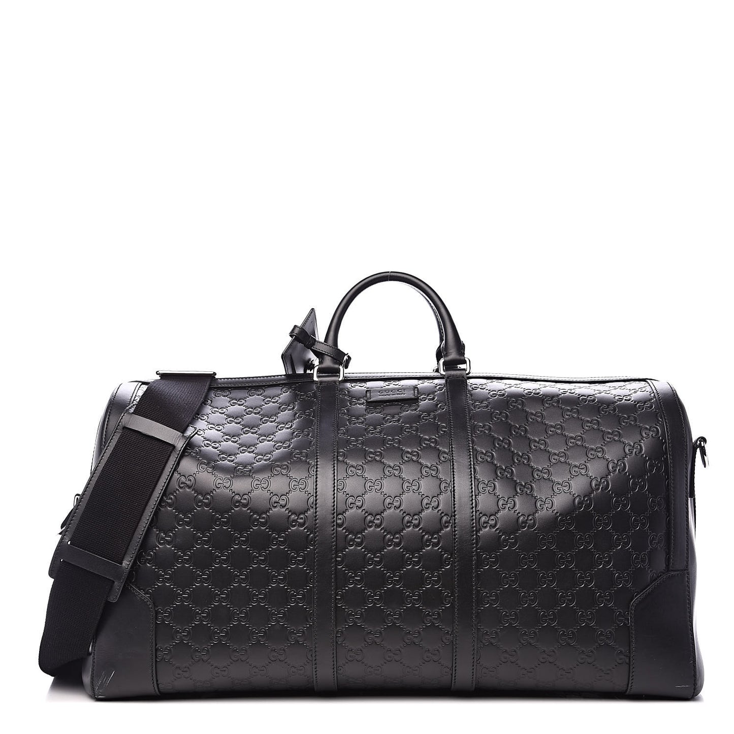 Guccissima Signature Large Duffle Black