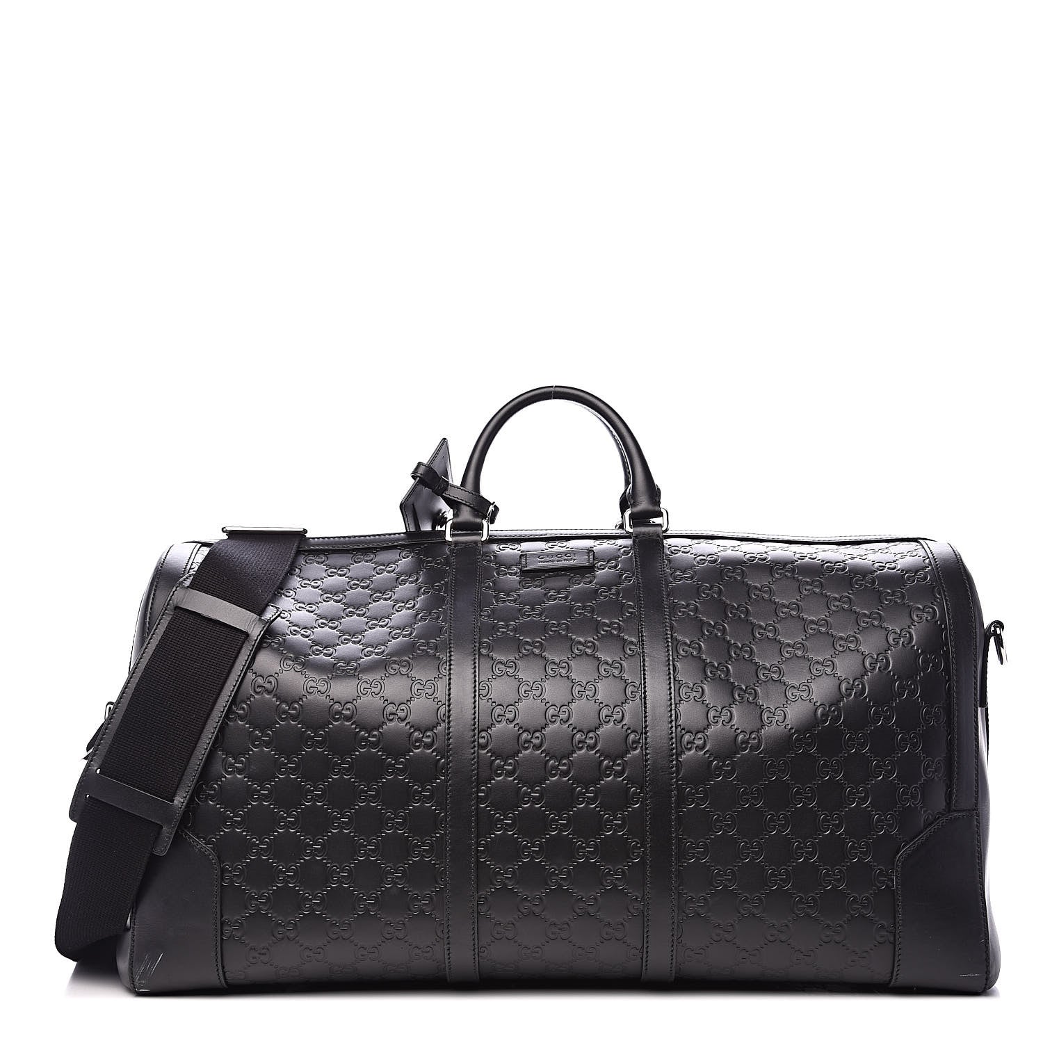 Gucci Guccissima Signature Large Duffle Black 1 of 15