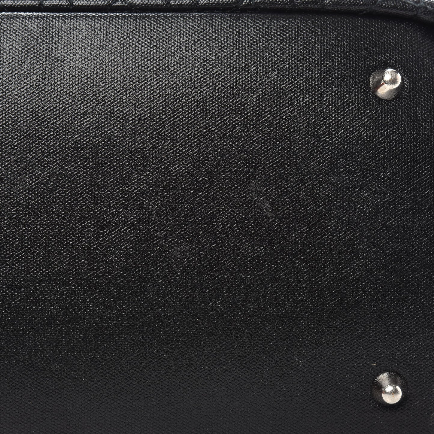 Coated Canvas Cannage Medium Panarea Tote Black