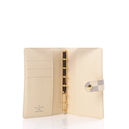 Louis Vuitton Damier Azur Small Ring Agenda Cover 4 of 7