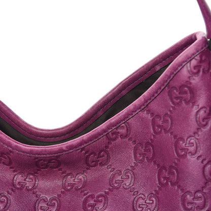 Gucci Guccissima Medium New Britt Hobo Purple 9 of 12
