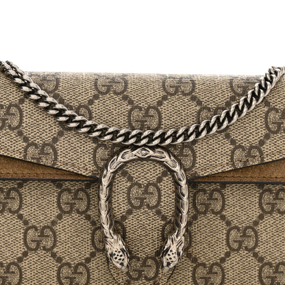 Gucci GG Supreme Monogram Super Mini Dionysus Shoulder Bag Taupe 7 of 12
