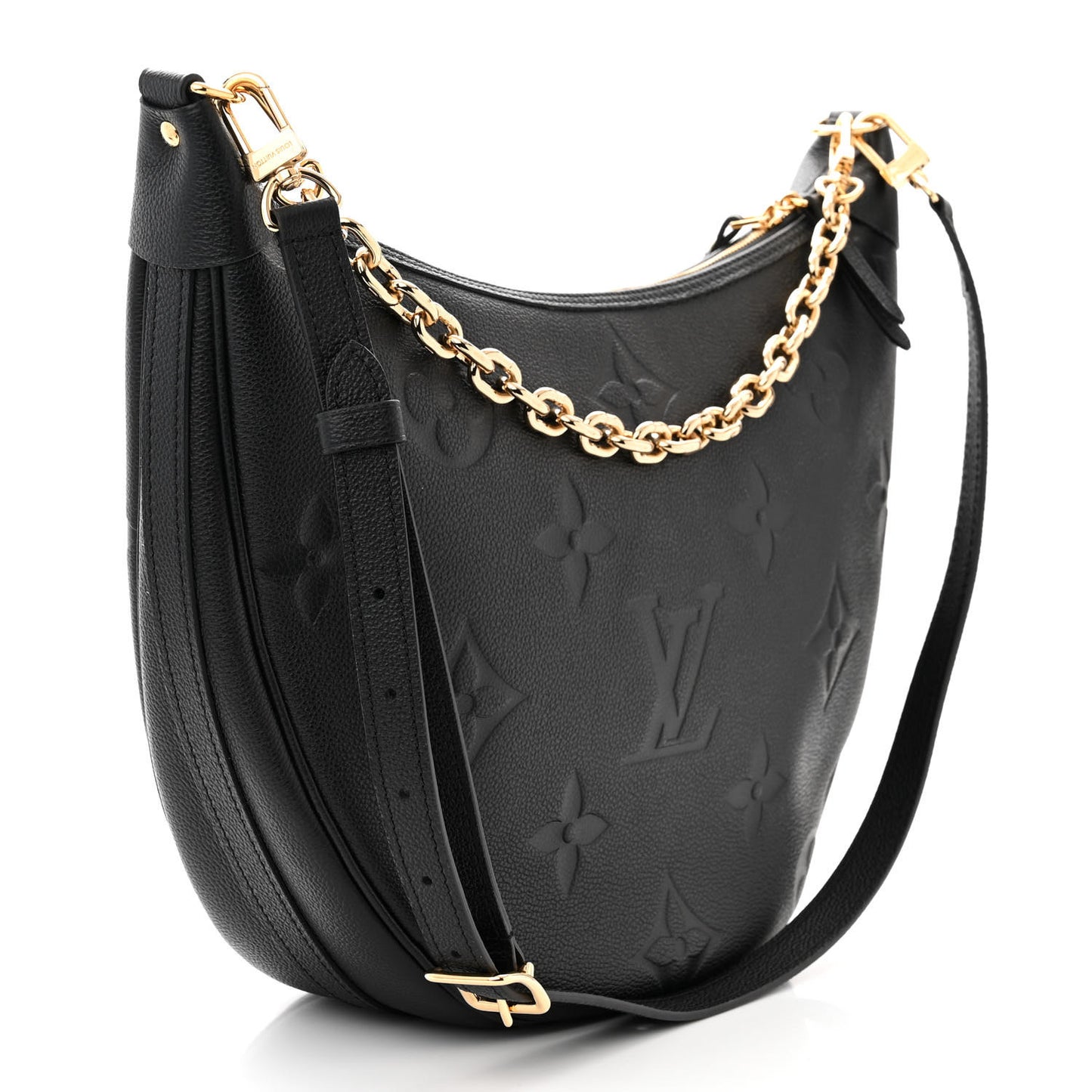 Empreinte Monogram Giant Loop Hobo Black