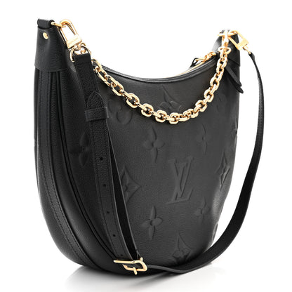 Louis Vuitton Empreinte Monogram Giant Loop Hobo Black 4 of 11