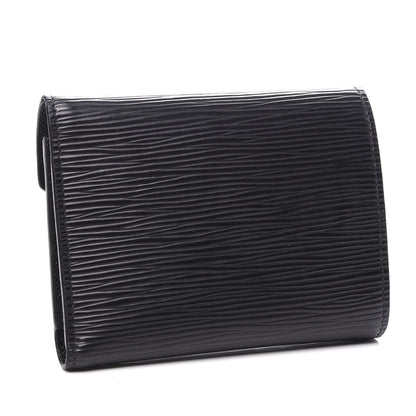 Louis Vuitton Epi Victorine Wallet Black 2 of 9