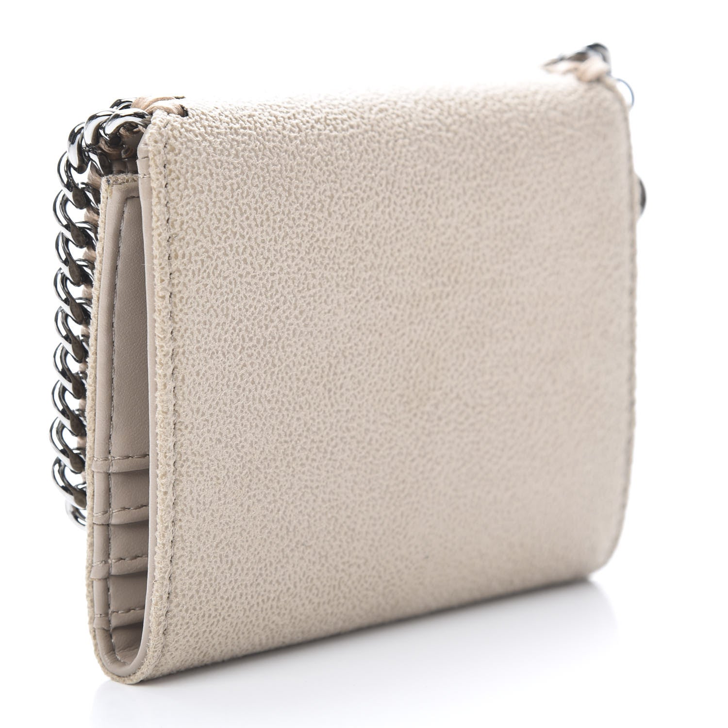 Stella McCartney Shaggy Deer Small Falabella Flap Wallet Beige 3 of 8