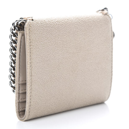 Stella McCartney Shaggy Deer Small Falabella Flap Wallet Beige 3 of 8