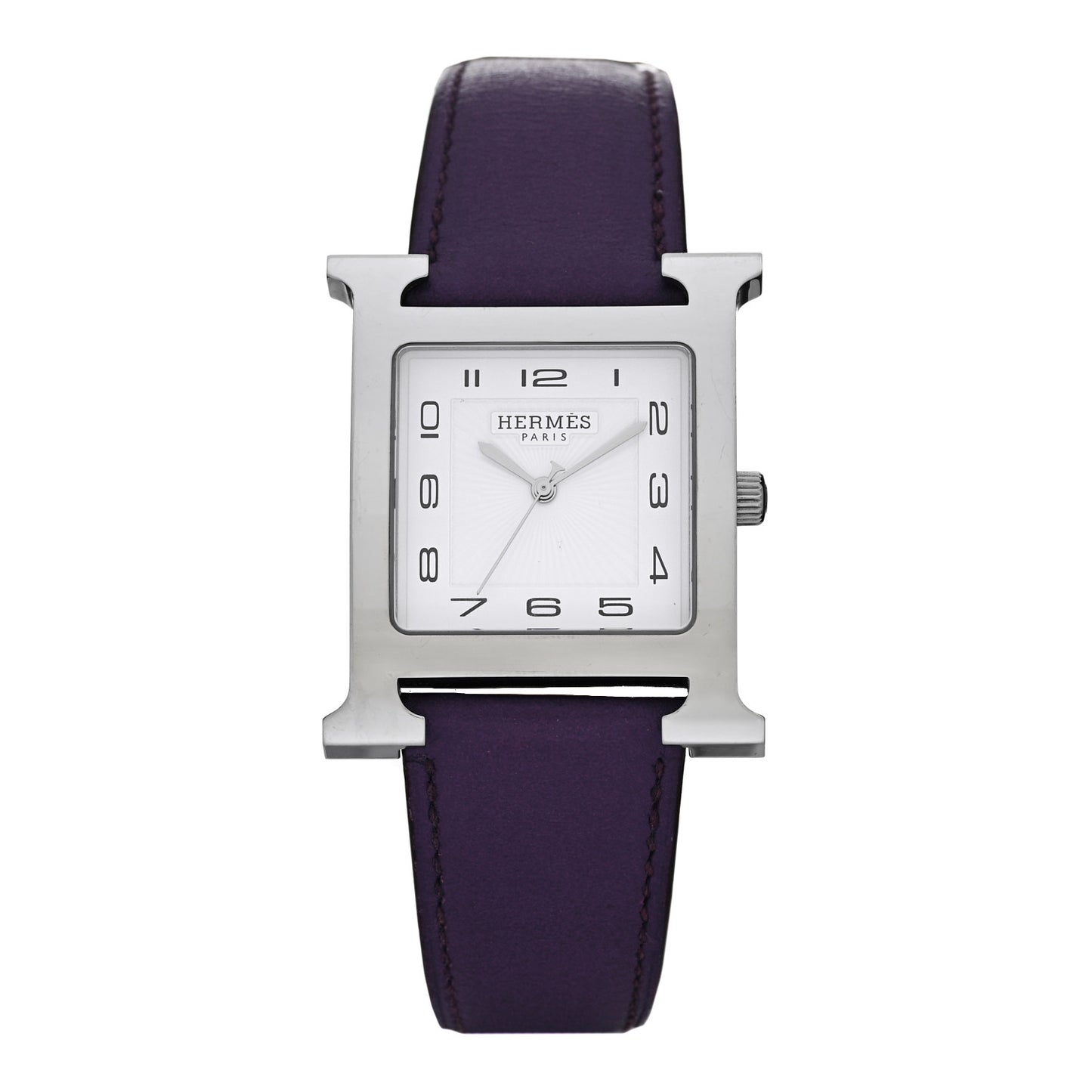 Stainless Steel Swift 30.5mm Heure H Hour Quartz Watch Iris