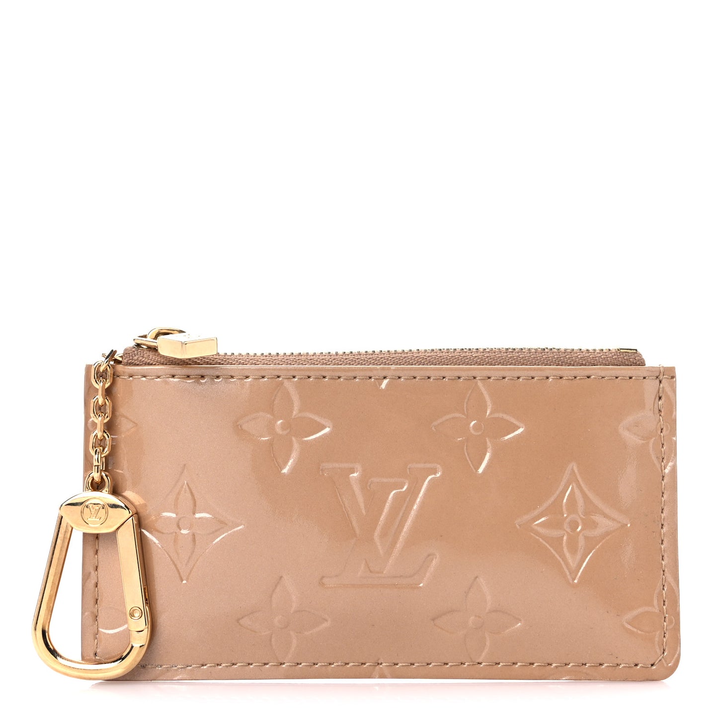 Vernis Key Pouch Noisette