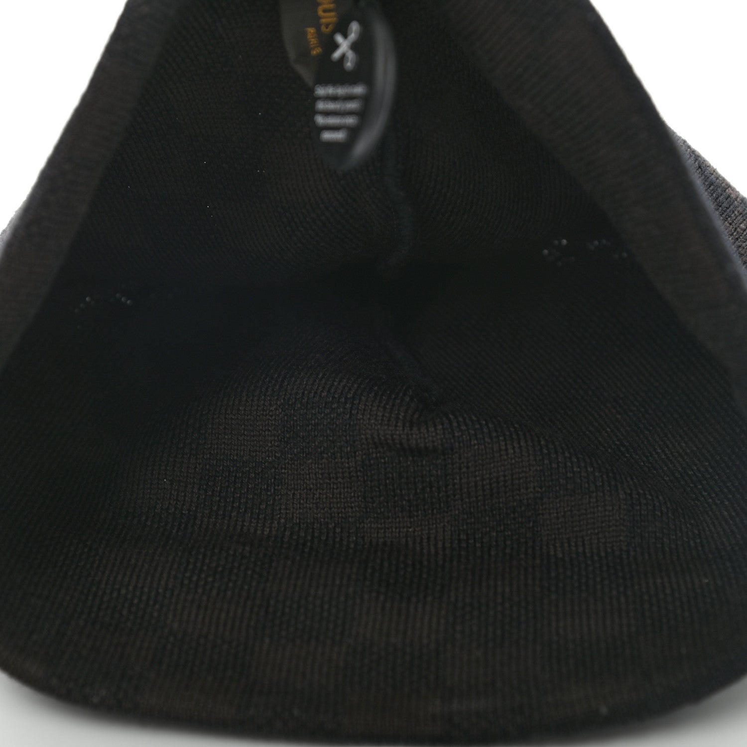 Louis Vuitton Wool Bonnet Petit Damier Beanie Hat Black Brown 4 of 6
