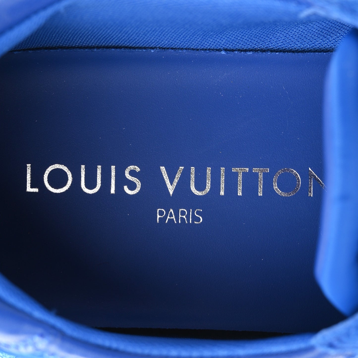 Suede Calfskin LV Sneakerina 39.5 Electric Blue