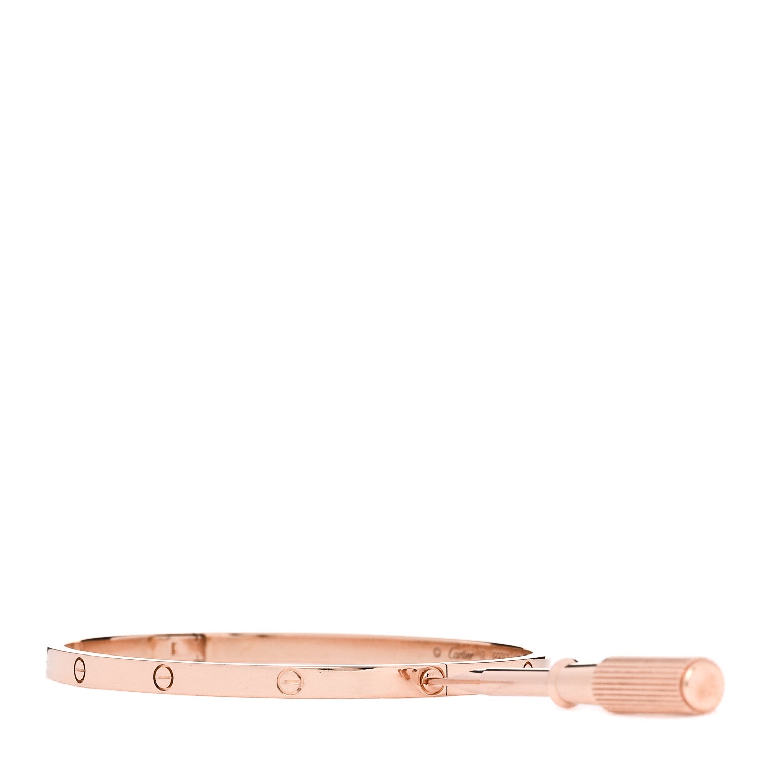 Cartier 18K Pink Gold Small LOVE Bracelet 18 2 of 6
