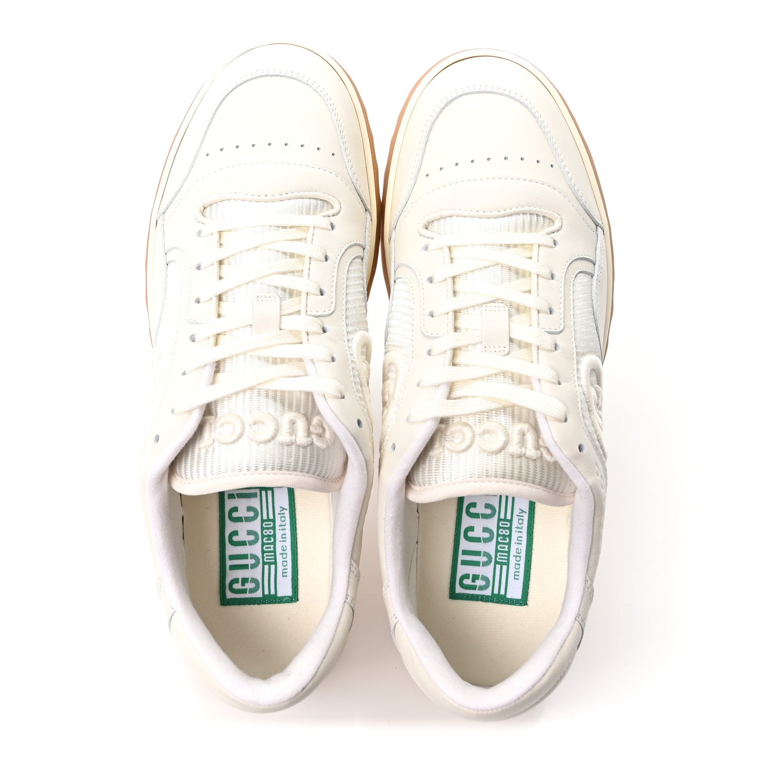 Gucci Dali Soft Calfskin Womens Mac80 Sneakers 41 Off White 2 of 9