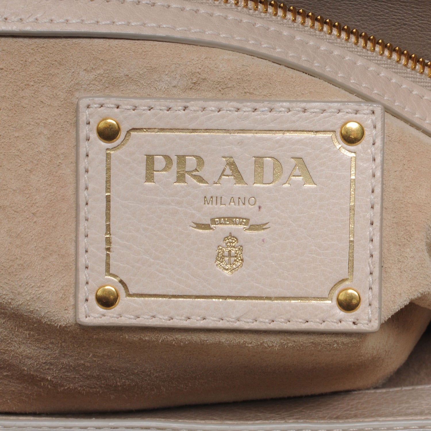 Prada Glace Calf Frame Satchel Quarzo 9 of 10