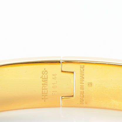Hermes Enamel Narrow Clic Clac H Bracelet PM Black 4 of 5