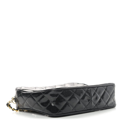 Chanel Patent Quilted Tassel Camera Case Black 3 of 6