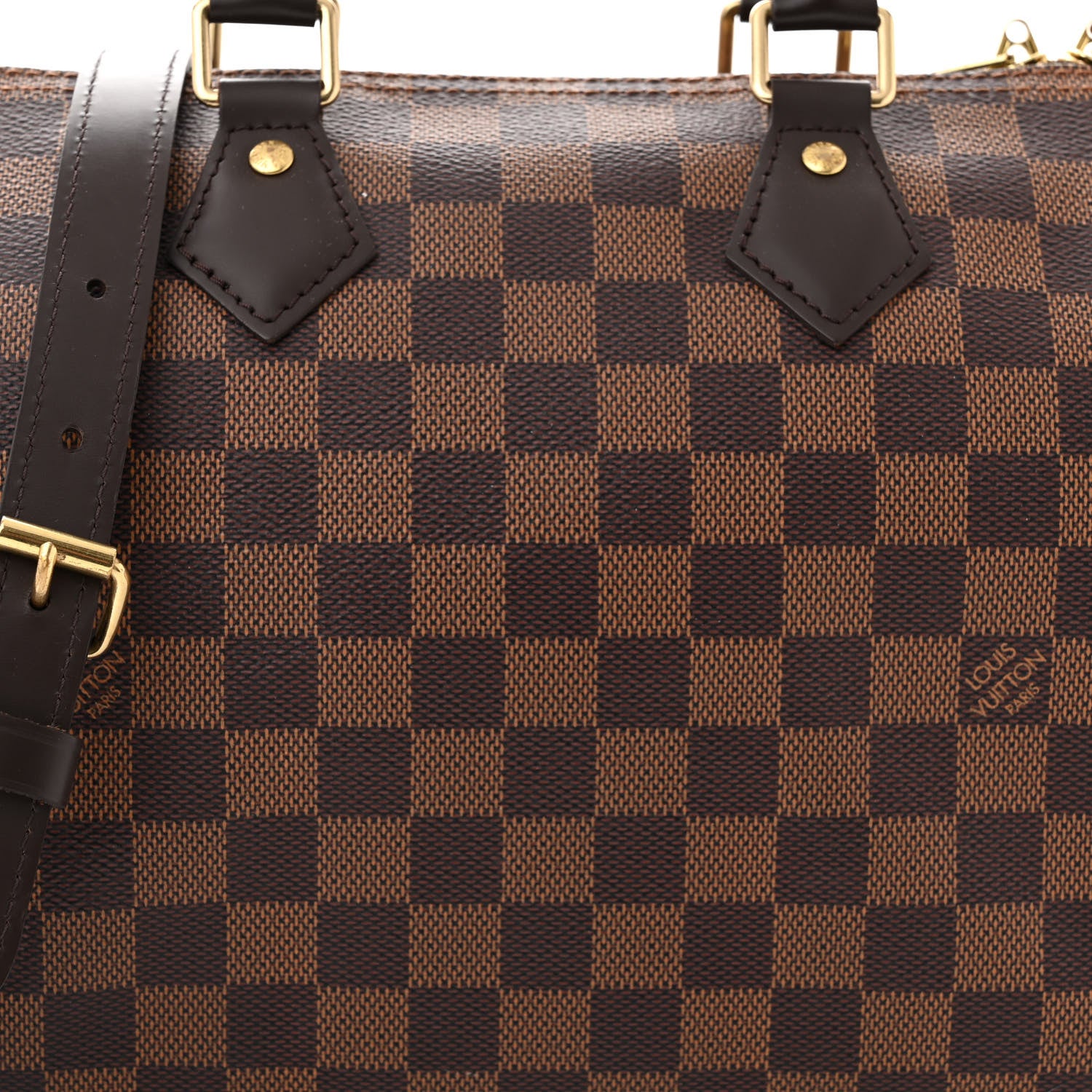 Louis Vuitton Damier Ebene Speedy Bandouliere 25 8 of 11