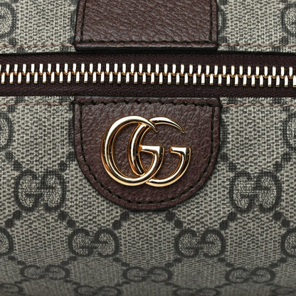 Gucci Soft GG Supreme Monogram Calfskin Medium Ophidia Cosmetic Case Beige Ebony New Acero 8 of 9