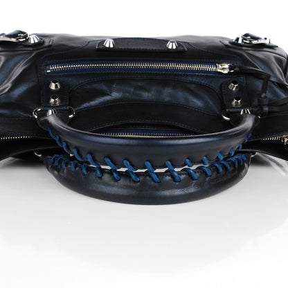 Balenciaga Iridescent Calfskin Classic Hardware First Bleu Mineral 5 of 8
