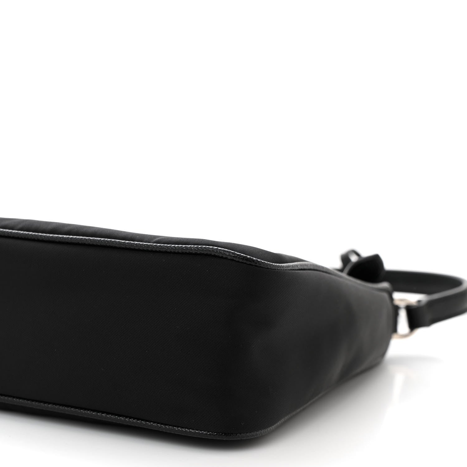 Prada Tessuto Nylon Saffiano Mini Re-Edition 2005 Bag Black 11 of 12