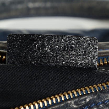 Givenchy Tumbled Sheepskin Medium Pandora Navy 9 of 13
