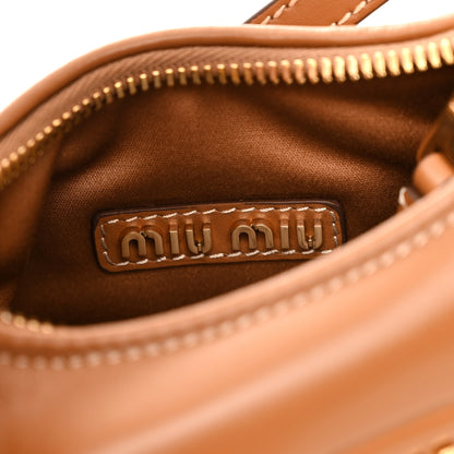 Miu Miu Nappa Hobo Caramel 6 of 11