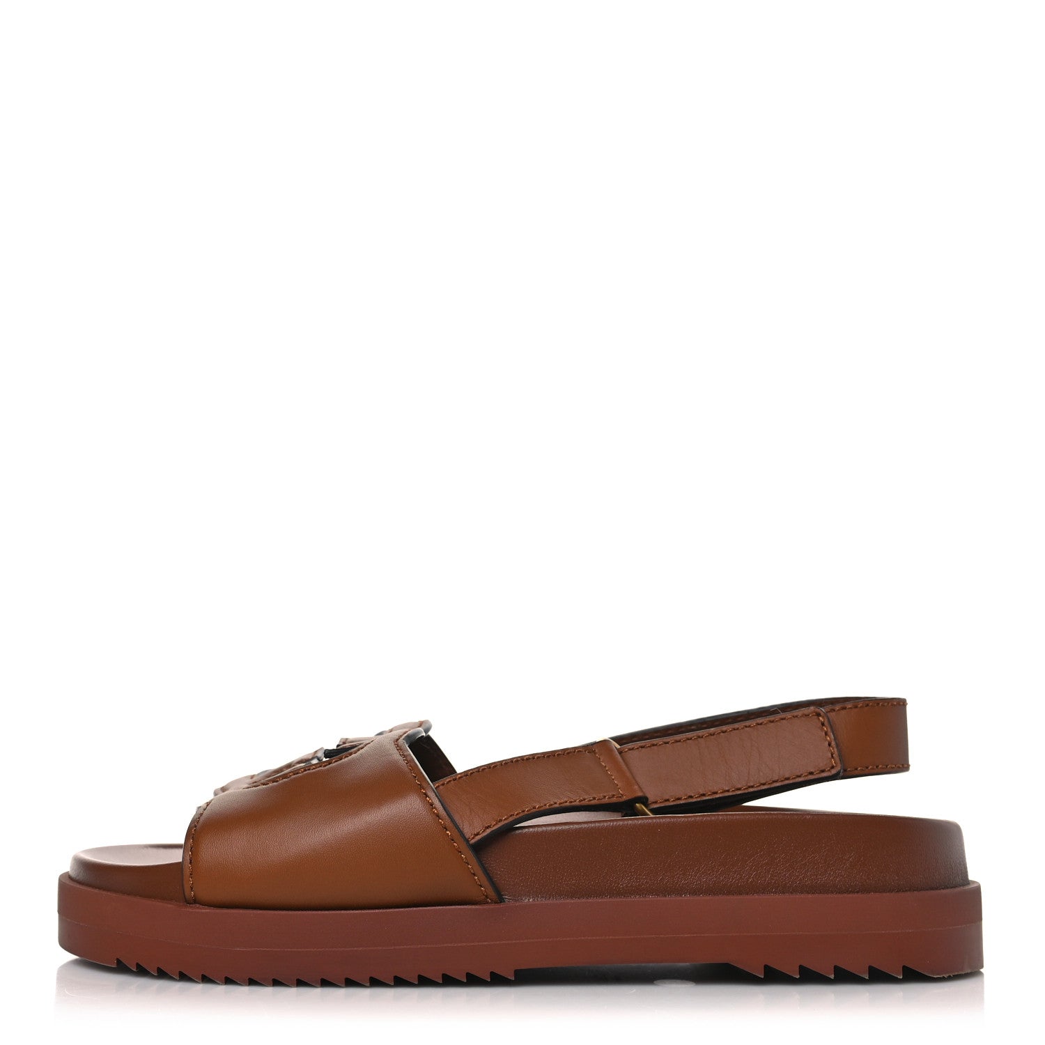 Gucci Calfskin Interlocking G Slingback Sandals 39.5 1 of 7