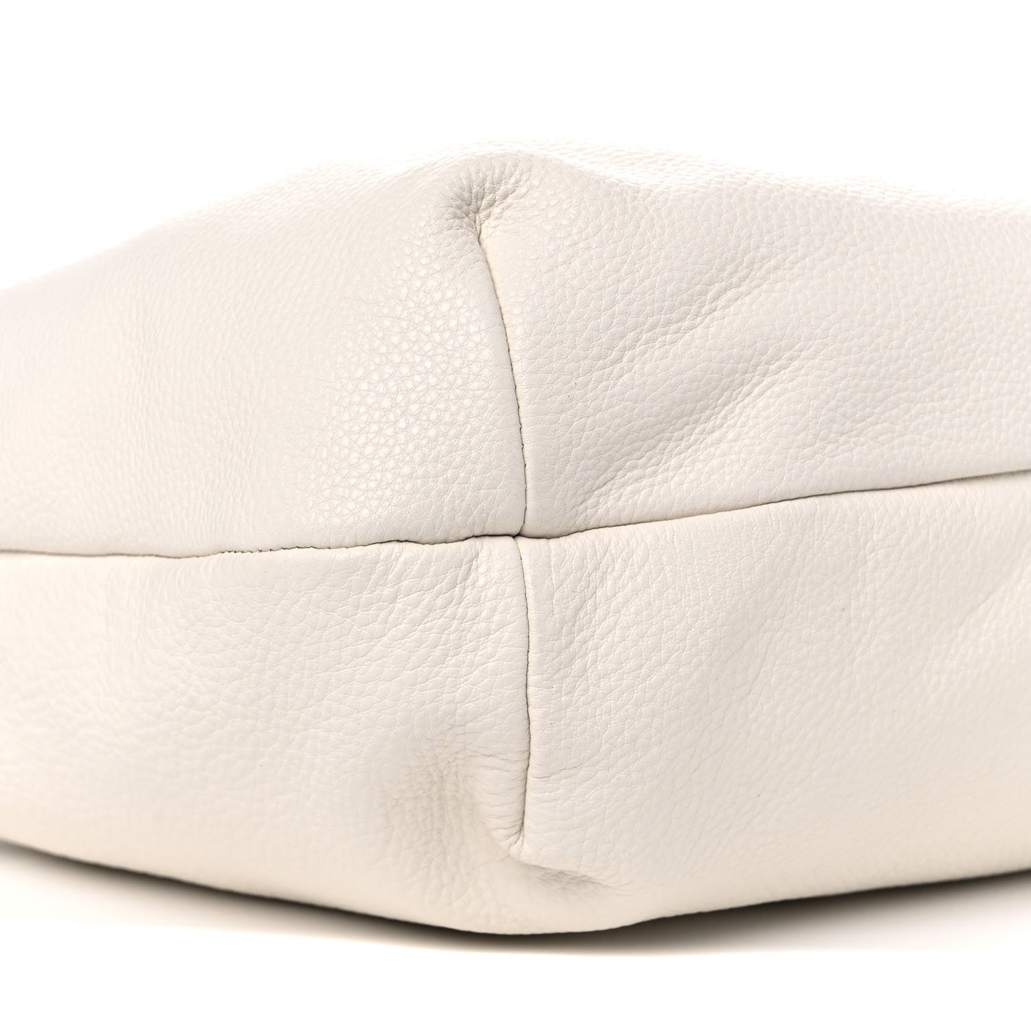 Prada Vitello Daino Hobo White 7 of 8